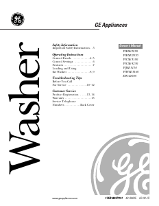Handleiding GE WCSE4230A0WW Wasmachine