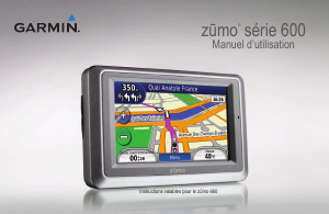 Mode d’emploi Garmin zumo 660 Système de navigation