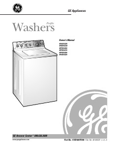 Handleiding GE WPSE4270A0WW Wasmachine