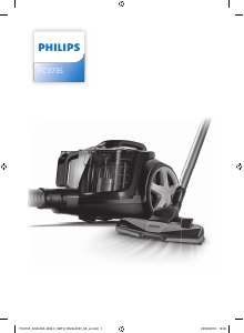 Käyttöohje Philips FC9735 Pölynimuri