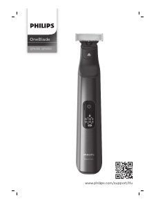 Kullanım kılavuzu Philips QP6650 OneBlade Tıraş makinesi