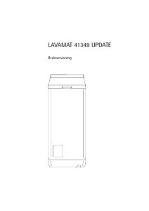 Bruksanvisning AEG LAV41349 Vaskemaskin