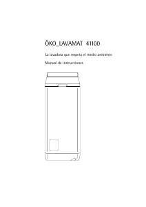 Manual de uso AEG LAV41100 Lavadora