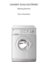 Manual AEG LAV50565 Washing Machine