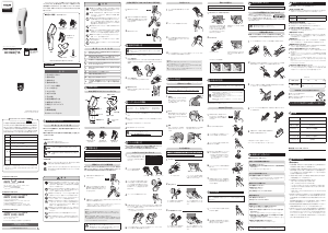 Manual Philips HC3587 Hair Clipper