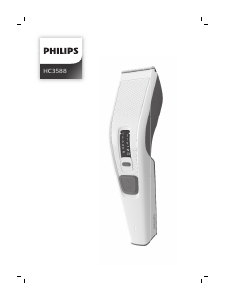 Bruksanvisning Philips HC3588 Hårklippare