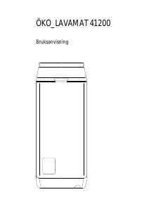 Bruksanvisning AEG LAV41200 Vaskemaskin