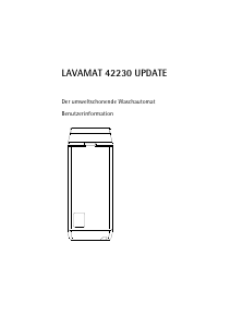Bedienungsanleitung AEG LAV42230 Waschmaschine
