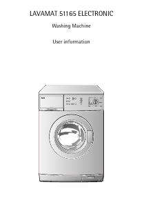 Manual AEG LAV51165 Washing Machine