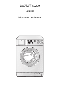 Manuale AEG LAV50200 Lavatrice