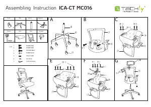 Manual Techly ICA-CT MC016 Office Chair