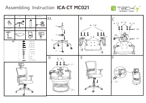 Manual Techly ICA-CT MC021 Office Chair
