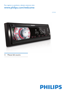 Manual de uso Philips CE150 Radio para coche