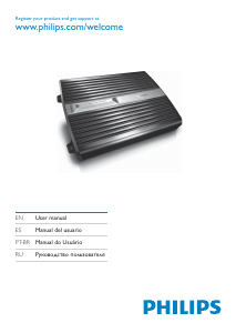 Manual de uso Philips CMP100 Amplificador para coche