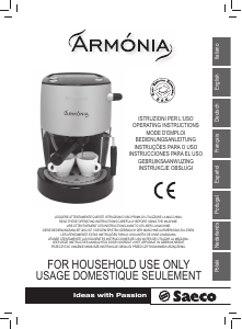 Manual Saeco RI9330 Armonia Máquina de café