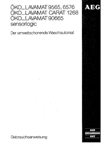 Bedienungsanleitung AEG LAV90665 Waschmaschine