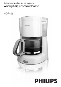 Bedienungsanleitung Philips HD7466 Kaffeemaschine