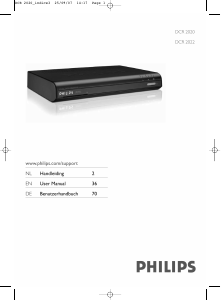 Handleiding Philips DCR2022 Digitale ontvanger