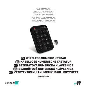 Manuál Connect IT CKB-0071-BK Klávesnice