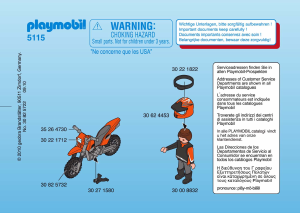 Bedienungsanleitung Playmobil set 5115 Sports Enduro