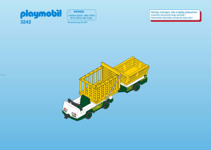Mode d’emploi Playmobil set 3242 Zoo Gardien de zoo/vehicule d'entretien