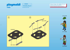 Mode d’emploi Playmobil set 4466 Zoo Civière avec dauphin
