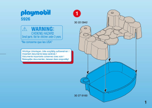 Manual de uso Playmobil set 5926 Zoo Piscina de pingüinos