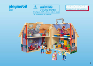 Mode d’emploi Playmobil set 5167 Modern House Maison transportable