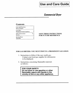 Manual GE DDC4400SJM Dryer