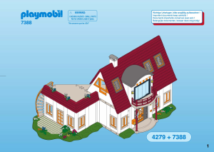 Manual de uso Playmobil set 7388 Modern House Extensión esquina para la casa moderna