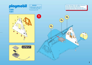Instrukcja Playmobil set 7391 Modern House Rozbudowa zestawu lamp