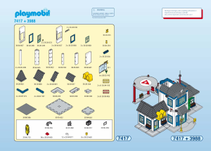 Handleiding Playmobil set 7417 Modern House Huisuitbreiding 4