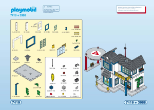 Mode d’emploi Playmobil set 7419 Modern House Hôtel de ville avec extension