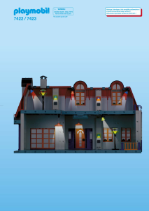 Mode d’emploi Playmobil set 7422 Modern House Kit d'éclairage A
