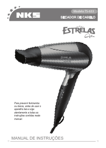 Manual NKS TS-633 Estrelas Secador de cabelo