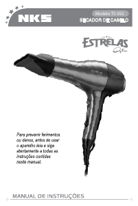 Manual NKS TS-932 Estrelas Secador de cabelo