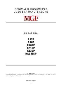Manuale MGF R51SP Rasaerba