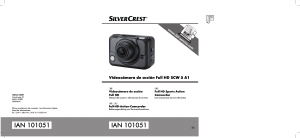 Manual de uso SilverCrest IAN 101051 Action cam