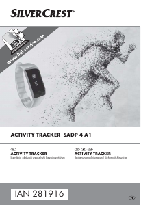 Instrukcja SilverCrest IAN 281916 Tracker aktywności