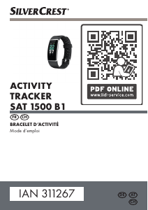 Mode d’emploi SilverCrest IAN 311267 Tracker d'activité