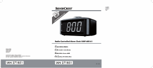 Manuál SilverCrest IAN 271851 Budík