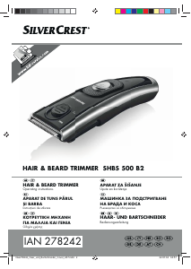 Manual SilverCrest IAN 278242 Trimmer de barba