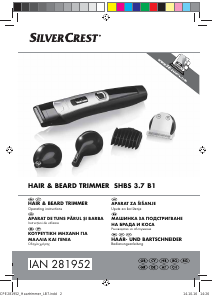 Manual SilverCrest IAN 281952 Trimmer de barba