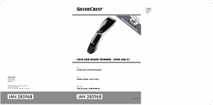Vadovas SilverCrest IAN 285968 Barzdos kirpimo mašinėlė