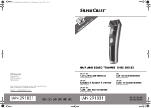 Mode d’emploi SilverCrest IAN 291831 Tondeuse à barbe