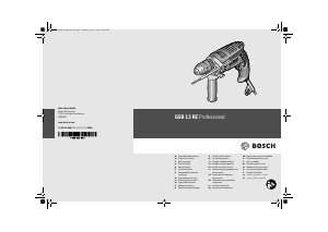 Наръчник Bosch GSB 13 RE Professional Ударна бормашина