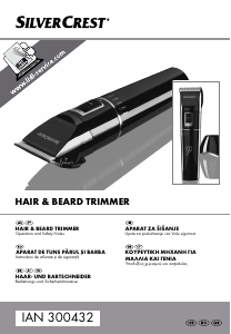 Manual SilverCrest IAN 300432 Trimmer de barba