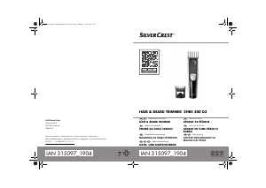 Manual SilverCrest IAN 315097 Trimmer de barba