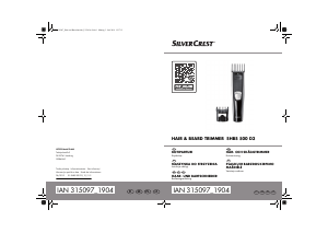 Bruksanvisning SilverCrest IAN 315097 Skäggtrimmer