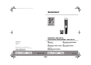 Manual SilverCrest IAN 315097 Aparador de barba